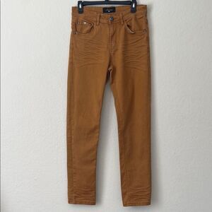 Moderno Jeans Straight Leg in Tan in Size 30